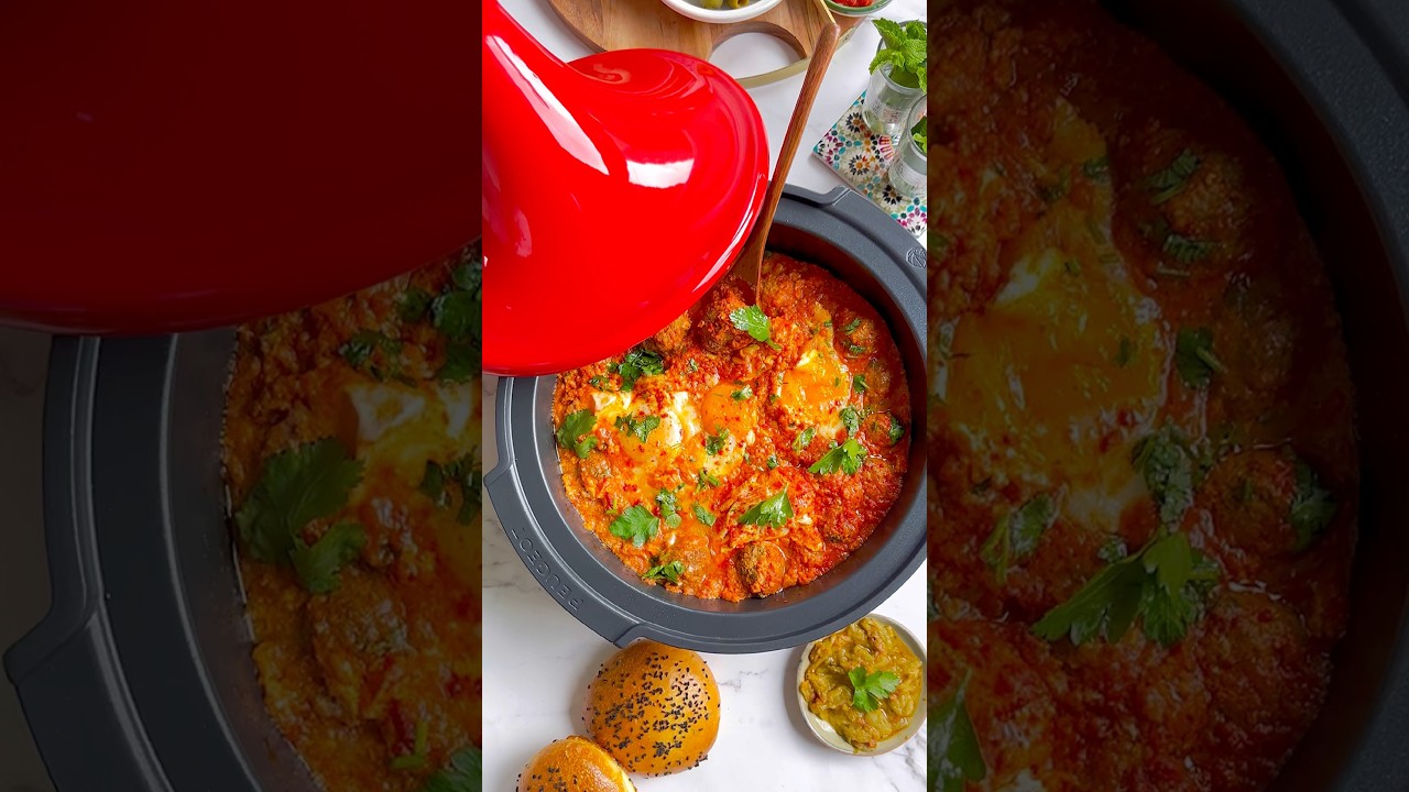 Tajine kefta aux œufs à la marocaine