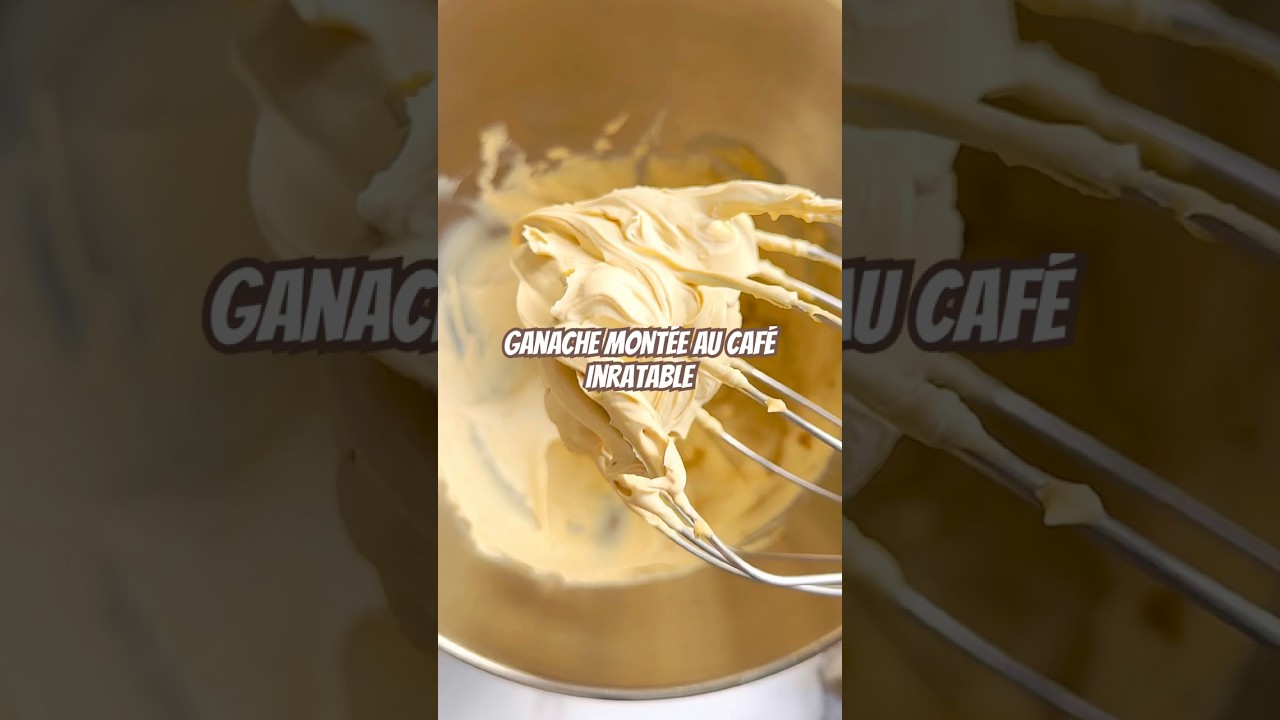 Recette ganache montée au café facile et ultra onctueuse pour bûches et entremets