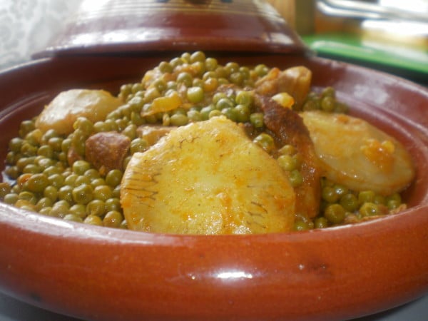 tajine au petit pois artichaut