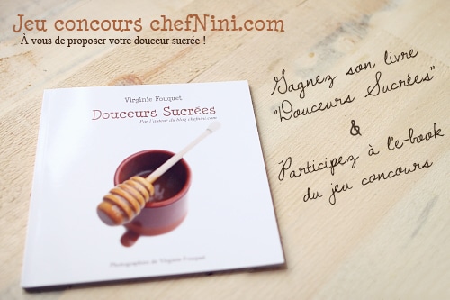 Gagnez mon livre Douceurs Sucrées et participez à le book final