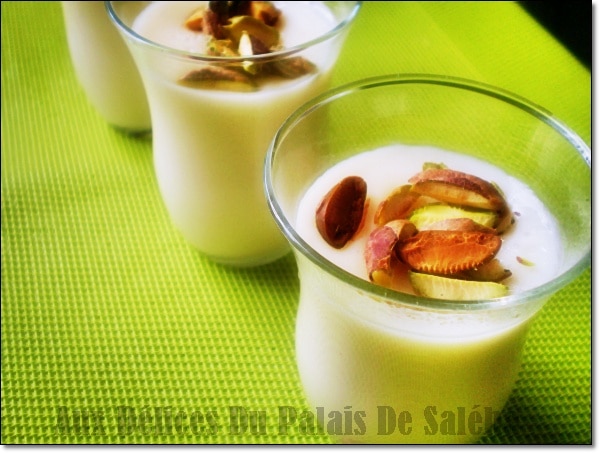 Palouza A La Fleur d'Oranger, Crème Dessert Sans Oeufs