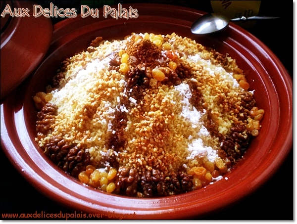 Mesfouf royal / Couscous aux raisins secs