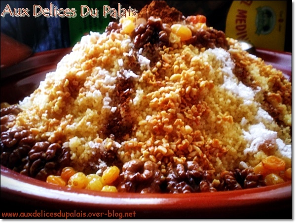 Mesfouf royal / Couscous aux raisins secs