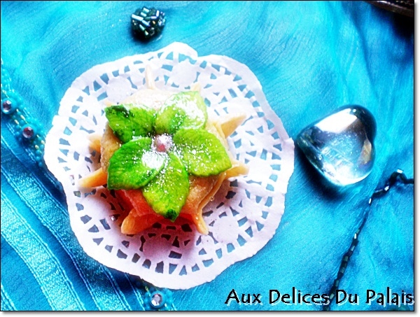 Dziriettes aux amandes gâteau algérien traditionnel