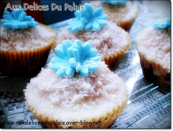 Cupcakes A La Noix De Coco / Chocolat Blanc