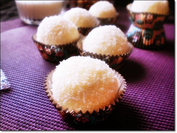 Gâteau Sans Cuisson à La Noix De Coco (Aid Fitr)