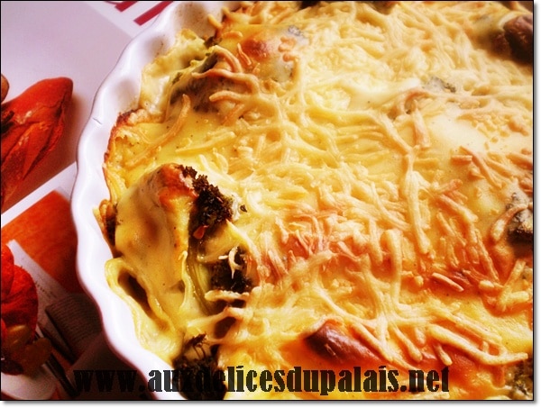 gratin de brocolis béchamel facile