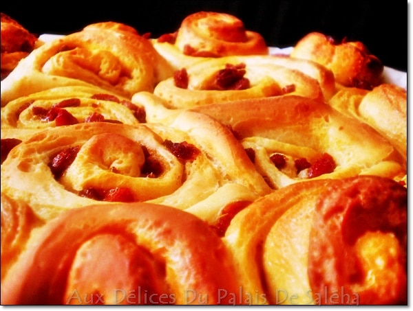 Brioche roulée aux baies de Goji