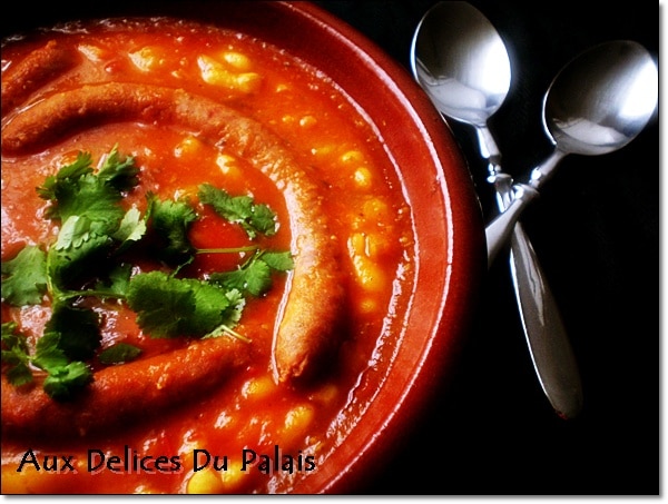 Loubia au merguez / Le cassoulet à l'algerienne