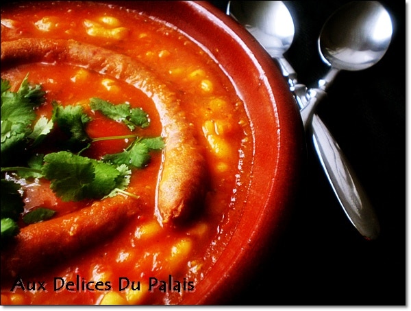 Loubia au merguez / Le cassoulet à l'algerienne