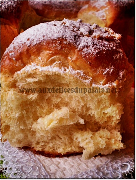 Brioche moelleuse à mie filante