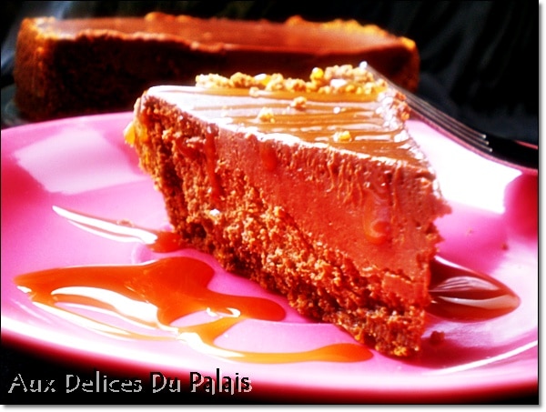 Cheesecake au chocolat & caramel au beurre salé