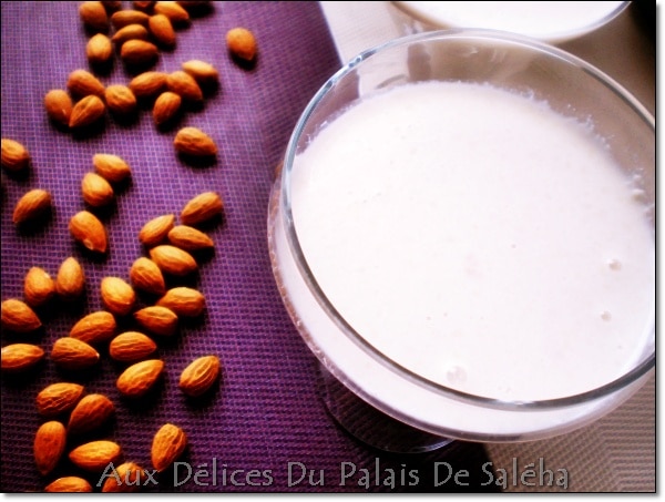 Jus d'Amande Recette Marocaine