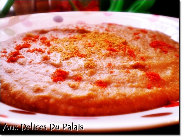 Soupe ou Purée de Lentilles Carottes Algérienne 