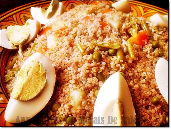 couscous algérien kabyle sans viande