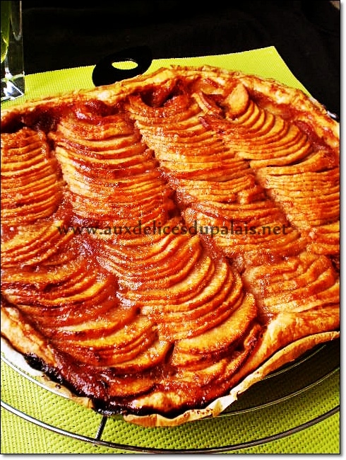 recette tarte aux pommes compote facile