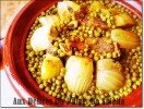 Tajine de petits pois et fenouil Jawaz jalbana bel besbes