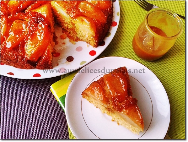 gateau poire facon tatin