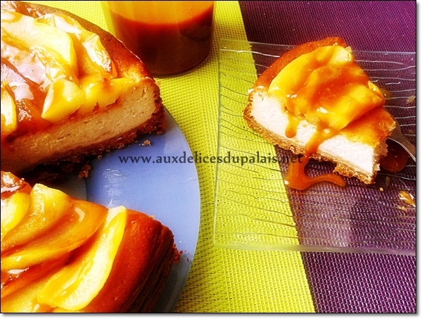 Cheese Cake Vanille Pommes &amp; Caramel Beurre Salé 