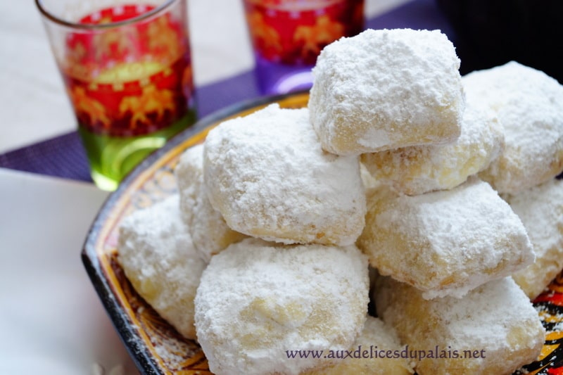 Sablés fondants au sésame & fleur d'oranger