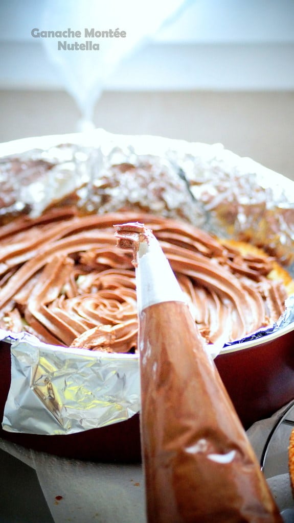 ganache montée au nutella pour gâteaux et cupcakes