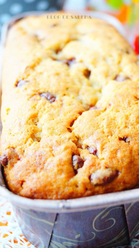 Cake aux bananes et pépites de chocolat