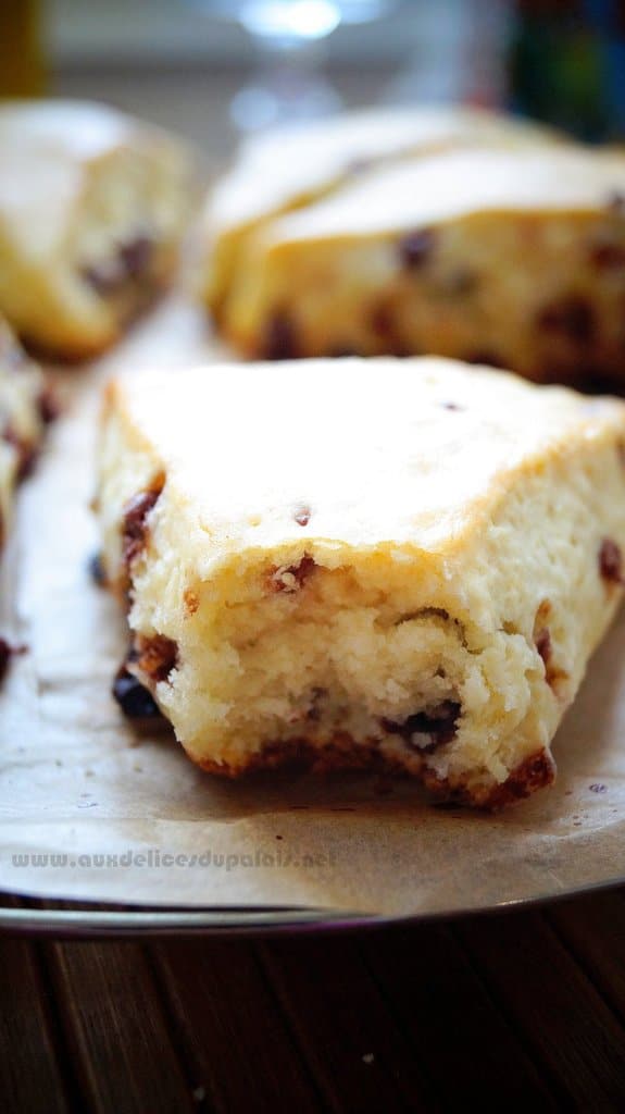 Scones aux pépites de chocolat facile