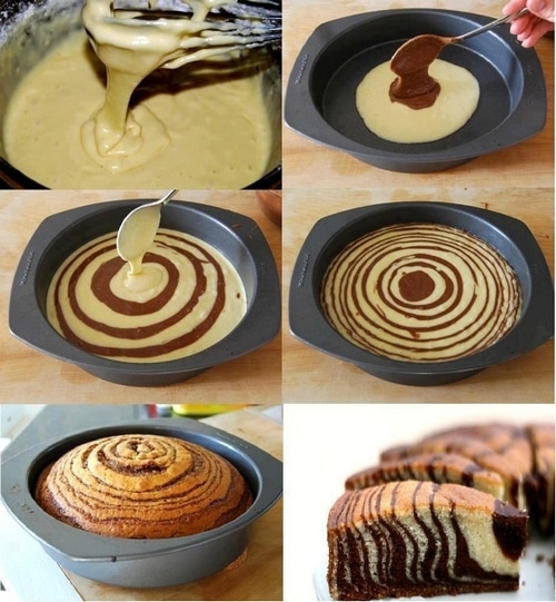 Zebra Cake Le Gâteau Zébré 