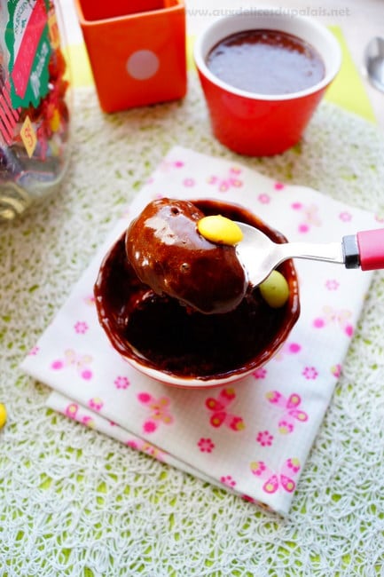 mug cake chocolat moelleux