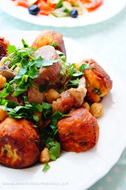 Tajine El Khoukh recette plat algérien