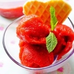 sorbet aux fraises sans sorbetière