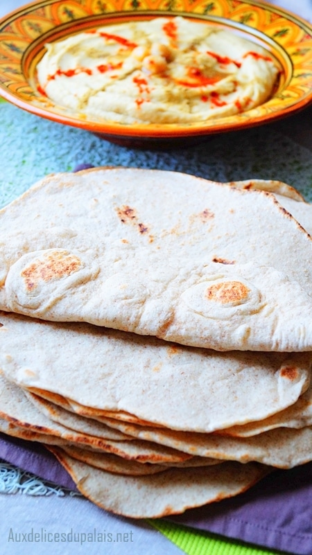 pain pita à la poêle