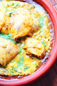 tajine souiri au poulet et aux oeufs