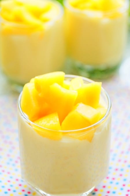 mousse à la mangue facile