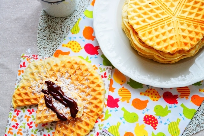 Recette De Gaufres Moelleuses Facile Aux Delices Du Palais