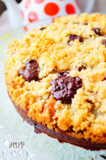 Gâteau crumble banane chocolat de Michalak