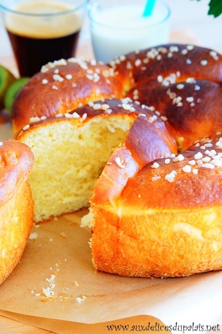 Brioche moelleuse sans pétrissage