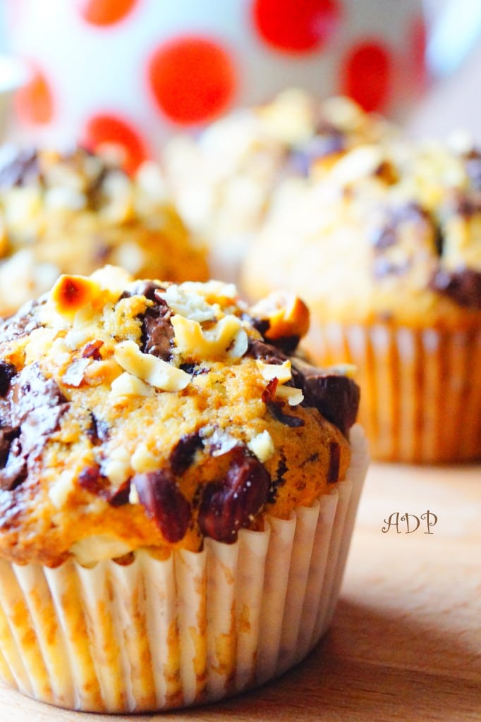 muffins de nigella Lawson aux pépites de chocolat