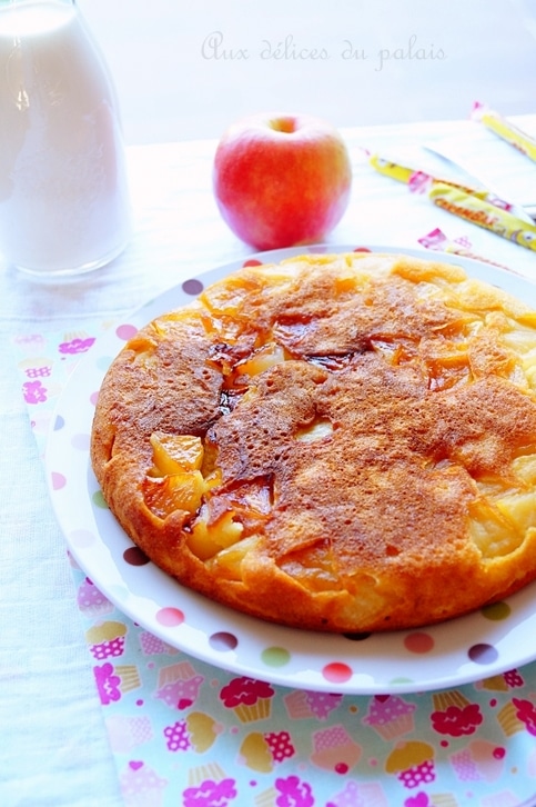 Gâteau à la poêle aux pommes 