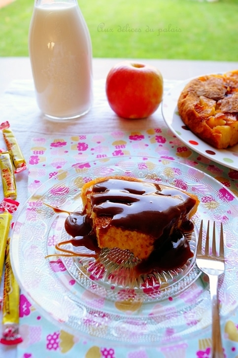 gâteau à la poêle aux pommes