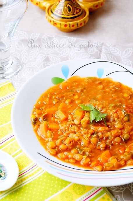 Ragoût de lentilles à l'algérienne (مرقة العدس)