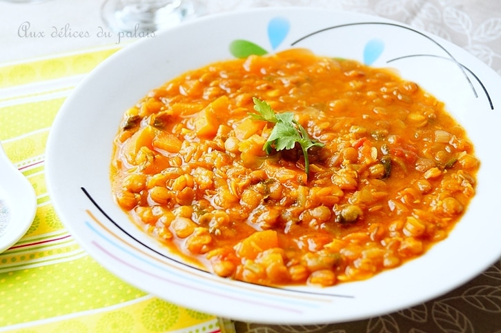 Ragoût de lentilles à l'algérienne (مرقة العدس)