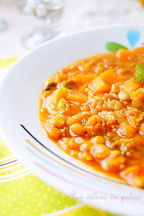 Ragoût de lentilles à l'algérienne (مرقة العدس)