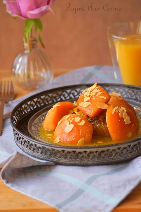 Tajine d'agneau aux coings 