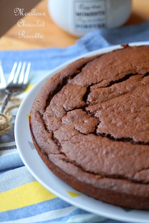 gâteau fondant ricotta chocolat