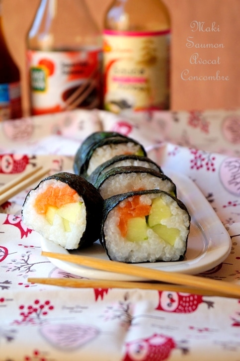 Maki fait maison au saumon