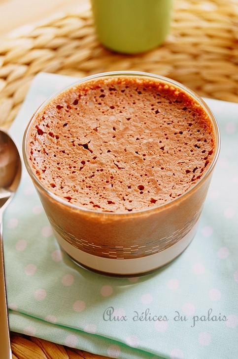 mousse au chocolat vegan au jus de pois chiche