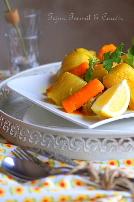 Tajine aux fenouils & aux carottes