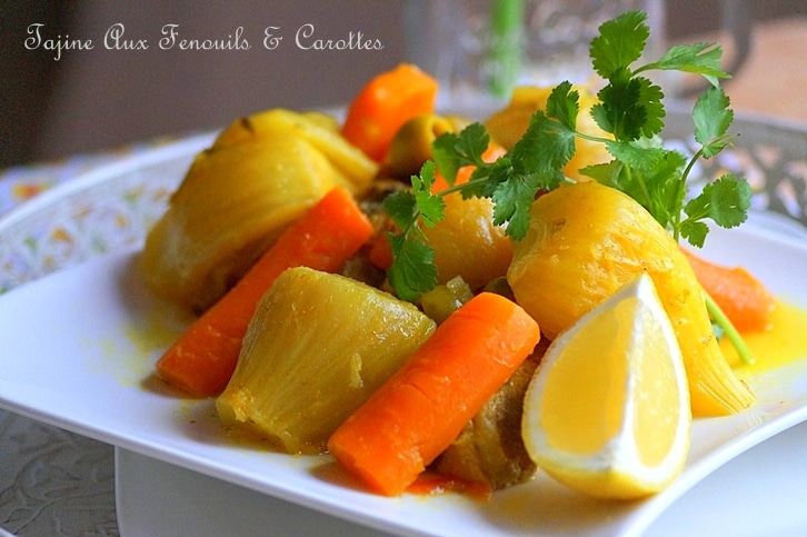 Tajine aux fenouils & aux carottes