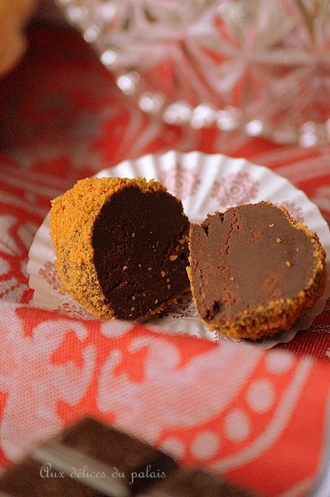 Truffes aux speculoos